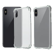 Carica l'immagine nel visualizzatore di Gallery, Cover Trasparente per iPhone XS/iPhone X, Custodia Resistente in TPU, Anti Urto con Angoli Rinforzati, Protezione Bordi 