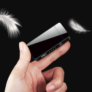 Idee Regalo per Papà, Regali Festa del Papà, Accendino Elettrico, USB Accendino Elettronico Touchscreen Antivento Senza Fiamma Accendino Ricaricabile Accendino, Regali Uomini, Papà, Lui