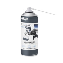 Carica l'immagine nel visualizzatore di Gallery, Ekon spray ad aria, spray a gas, gas compresso, 400ml, per tastiere, mouse, laptop, fotocamere, videocamere, MacBook, TV, smart TV, smartphone, tablet