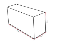 Carica l'immagine nel visualizzatore di Gallery, Custodia protettiva impermeabile per cuscini, imbottitura da giardino impermeabile (173 x 76 x 51 cm)