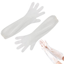 Carica l'immagine nel visualizzatore di Gallery, Guanti Monouso a Braccio Lungo,Guanti USA e Getta,Guanti Monouso Trasparenti,Guanti Lunghi in Plastica Veterinaria,Guant