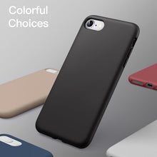 Carica l'immagine nel visualizzatore di Gallery, JETech Cover in Silicone per iPhone SE 3/2, iPhone 8/7, Nero