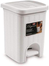 Carica l'immagine nel visualizzatore di Gallery, Stefanplast Elegance Pattumiera Bagno Lt. 6, bianco, plastica