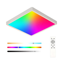 Carica l'immagine nel visualizzatore di Gallery, DELIPOP LED Plafoniera Dimmerabile con Telecomando, 24W 3000-6500K RGB