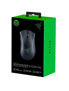 Razer DeathAdder Essential (2021) - Mouse da Gioco Cablato con Sensore Ottico da 6400 DPI (Sensore Ottico da 6400 DPI, 5 Pulsanti Programmabili, Fattore di Forma Ergonomico) Nero