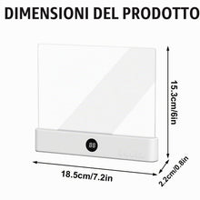 Carica l'immagine nel visualizzatore di Gallery, Lampada Libro Piatta, Luce per Libri Piatta, Luce per libri a LED intelligente, Lampada da Lettura Portatile Piatt-a, La