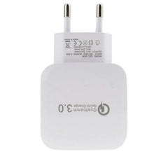Carica l'immagine nel visualizzatore di Gallery, Caricatore USB da Muro 5V-3.0A - 9V-2A - 12V-1,6A Universale Quick Charge 3.0 Veloce Caricabatterie Alimentatore Presa P