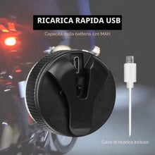 Carica l'immagine nel visualizzatore di Gallery, NK Luce posteriore a LED per bicicletta, 5 modalità di luce, ricaricabile, porta di ricarica DC5V 1A, Micro USB, IPX5 resistenza all'acqua, facile installazione (compatibilità tutte biciclette)
