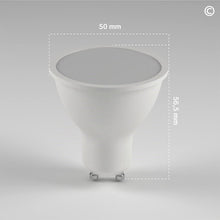 Carica l'immagine nel visualizzatore di Gallery, Eurocali 10x Lampadine LED GU10 10W Professionali Satinata Antiabbaglio 1000 lumen - Forma: Faretto - Luce Bianco Caldo 