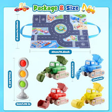 Carica l&#39;immagine nel visualizzatore di Gallery, Geebiiny Giochi Bambini 1 2 3 Anni, Set di Macchinine per Bambini Regalo Bambino 1 Anno Gioco Bambino 1 2 3 Anni Giocattoli Bambino Giochi Bimbo 1 2 3 Anni Maschio Giochi per Bambini 1 Anno