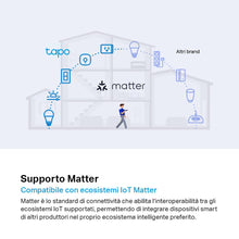 Carica l'immagine nel visualizzatore di Gallery, Tapo P110M Presa Smart Matter WiFi Monitoraggio Energia Timer Alexa Google