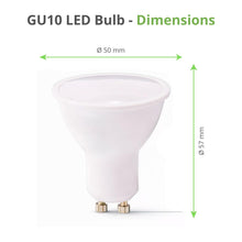 Carica l'immagine nel visualizzatore di Gallery, JANDEI - Lampadina LED GU10 da 7 W, luce bianca calda 3000 K - Confezione da 10-650 lumen, non dimmerabile (equivalente 