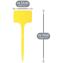 Carica l'immagine nel visualizzatore di Gallery, com-four® 100x Etichette per Piante con Pennarello a Doppia Punta