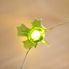 Carica l'immagine nel visualizzatore di Gallery, Lights4fun Catena Luminosa di Foglie Autunnali Zucca Ghianda con 30 Micro LED Bianchi Caldi a Pile con Timer Decorazione