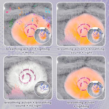 Carica l'immagine nel visualizzatore di Gallery, PQKL-party Lontra Che Respira, Koala Peluche Che Respira, Koala Che Respira, Peluche Koala, Peluche Koala con Luci Musicali e Respirazione Ritmic, Regali di Compleanno per Ragazze e Ragazzi(Grigio)
