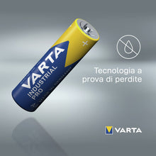 Carica l'immagine nel visualizzatore di Gallery, VARTA Pile AA, confezione da 40, Industrial Pro, Batterie Alcaline, 1,5V, pacco di stoccaggio in imballaggio ecologico, Made in Germany [Esclusivo su Amazon]