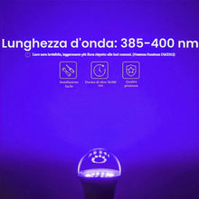 Carica l'immagine nel visualizzatore di Gallery, Onforu 2 Pezzi 9W Lampadine UV LED, Luce Nera Lampadine E27, Black Light, Illuminazione Ultravioletto per Party Feste Di