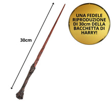 Carica l&#39;immagine nel visualizzatore di Gallery, Wizarding World, Bacchetta degli Incantesimi di Harry Potter, 30.5 cm, Include Carta Incantesimo da Collezione. Giocattoli per Bambini e Bambine, 6+ Anni