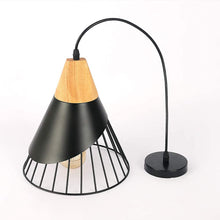 Carica l'immagine nel visualizzatore di Gallery, Lampada a Sospensione Vintage,Lampada a sospensione Nera moderna E27,Lampada a sospensione industriale retrò,Lampada in 