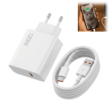 Carica l'immagine nel visualizzatore di Gallery, Caricabatterie rapido da 120 W per Xiaomi, con cavo USB C da 1.5 m, per adattatore da 120 W per Xiaomi Redmi Note 14 Pro