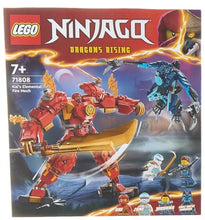 Carica l&#39;immagine nel visualizzatore di Gallery, LEGO NINJAGO Mech Elemento Fuoco di Kai, Giochi d&#39;Azione per Bambini e Bambine da 7 Anni, 2 Action Figure Snodabili da Costruire, Giocattolo Ninja Personalizzabile con 4 Minifigure tra cui Zane 71808