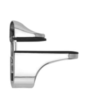 Carica l'immagine nel visualizzatore di Gallery, QWORK® 8 Pezzi Reggimensola Vetro, Staffe Regolabili Montaggio a Parete per Mensole Vetro/Legno Spessore 3-20 mm