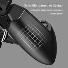 Carica l'immagine nel visualizzatore di Gallery, Mobile Controller con Fan Ventola Raffreddamento, Smartphone Trigger 6 Finger L1 R1 L2 R2 per PUBG COD Telefono Cellular