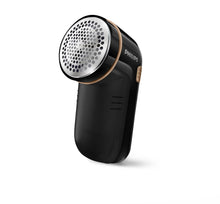 Carica l'immagine nel visualizzatore di Gallery, Philips Accessori Stiro Levapelucchi Alimentazione a Batteria, Contenitore Pelucchi Removibile, Spazzolina per la Pulizia, Schwarz/Gold