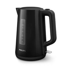 Carica l'immagine nel visualizzatore di Gallery, Philips Series 3000 Bollitore, Capacità 1,7 L, Formato Famiglia, Resistenza Piatta, Spia Luminosa LED, Facile Riempimento, Indicatore in Tazze, Nero (HD9318/20)