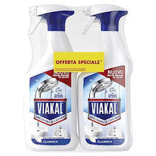 Carica l&#39;immagine nel visualizzatore di Gallery, Viakal Classico Spray Anticalcare, (2 x 720ml), Tecnologia Anti-Goccia, Elimina Fino Al 100% di Calcare e Residui di Sapone, Combatte i Cattivi Odori, Brillantezza a Lungo