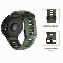 Carica l'immagine nel visualizzatore di Gallery, Cinturino in Silicone per Garmin Forerunner 735XT/235/220/230/620/630 Cinturino Sportivo di Ricambio per Approach S20/S5