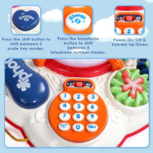 Carica l&#39;immagine nel visualizzatore di Gallery, Giochi Bambini 1 Anno - Tavolo Multiattivita Bambini con Suoni e Luci Giochi Montessori 1 Anno Tavolino Bambini Gioco Bimbo Interattivo 1 Anno Strumenti Musicali Bambini Regalo Bimba Bimbo 1 2 3 Anno