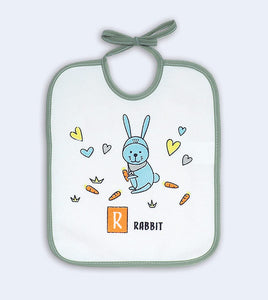 Ti Tin - Confezione Da 7 Bavaglini Impermeabili 73% Cotone - 27% Poliestere Fodera Vinile | Confezione Da 7 Bavaglini con Chiusura a Nastro Per Bambini Da 6 a 18 Mesi, 23x27 cm