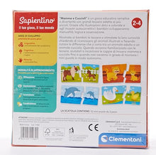 Carica l'immagine nel visualizzatore di Gallery, Clementoni Sapientino - Mamme e Cuccioli, Gioco Educativo per Bambini 2-4 Anni, Flashcards per Riconoscere gli Animali e i Loro Piccoli con Attività Divertenti e Colorate, Lingua Italiana, 16052
