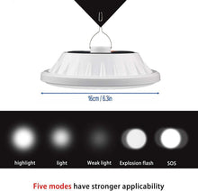 Carica l'immagine nel visualizzatore di Gallery, Lampadina da Lavoro Sospensione, Lampada da Campeggio Solare USB Ricaricabile con Telecomando, Lampada da Esterno IPX7 I