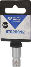 Carica l'immagine nel visualizzatore di Gallery, BRILLIANT TOOLS BT020912 Adattatore inserti 1/4" [Powered by KS TOOLS]