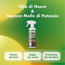Carica l'immagine nel visualizzatore di Gallery, Combi Spray 1 lt | Con Olio di Neem e Sapone Molle | Naturale e Pronto all’Uso | Anti-Afidi, Cocciniglie e Fumaggine | P