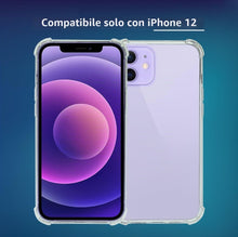 Carica l'immagine nel visualizzatore di Gallery, Cover Trasparente per iPhone 12 / iPhone 12 Pro, Custodia Resistente in TPU, Anti Urto con Angoli Rinforzati, Protezione