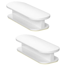 Carica l'immagine nel visualizzatore di Gallery, 2 Pezzi Maniglia Porta Esterna Adesiva, Bianco, Plastica ABS