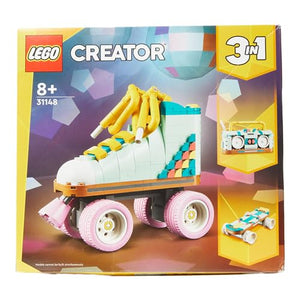 LEGO Creator 3 in 1 Pattino a Rotelle Retrò Trasformabile in Mini Skateboard o Radio Giocattolo Boom Box, Giochi per Bambine, Bambini, Ragazze e Ragazzi da 8 Anni, Idea Regalo di Compleanno 31148