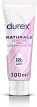 Carica l'immagine nel visualizzatore di Gallery, Durex Naturals Lenitivo, Lubrificante Sessuale Intimo, Gel per Rapporti Intimi e Secchezza Vaginale, 100% Ingredienti di Origine Naturale, Con Aloe Vera, 100 ml