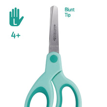 Carica l'immagine nel visualizzatore di Gallery, Westcott E-21586 00 Forbici bambini Kids Lefty Softgrip per mancini, 13 cm, punte arrotondate, turchese
