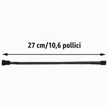 Carica l'immagine nel visualizzatore di Gallery, Gebildet 6pezzi 4pin PWM Prolunga Ventola Cavo di Alimentazione Connettore Maschio a Femmina per Computer (26cm)