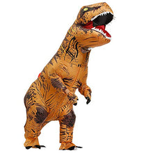Carica l'immagine nel visualizzatore di Gallery, JASHKE Costume Dinosauro Gonfiabile Tuta T-rex Gonfiabile Costumi Trex Gonfiabili Travestimento Dnosauro per Adulti