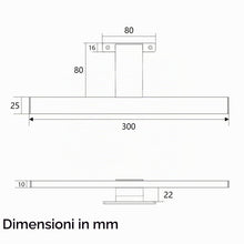 Carica l'immagine nel visualizzatore di Gallery, Lampada da bagno a LED Lampada da bagno Lampada per specchio Illuminazione per specchio 230V bianco caldo bianco neutro 