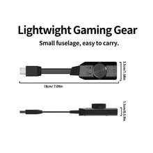 Carica l'immagine nel visualizzatore di Gallery, Virtual 7.1 Canale USB Scheda Audio Esterno Adattatore Spina per PC Laptop PS5