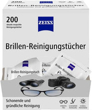 Carica l'immagine nel visualizzatore di Gallery, Zeiss 200 salviette per la pulizia degli occhiali (confezionate