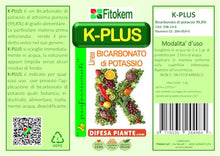 Carica l&#39;immagine nel visualizzatore di Gallery, Fitokem | K-PLUS 1kg Bicarbonato di Potassio per piante | kplus per alberi da frutto orto bolla del pesco