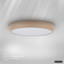 Carica l'immagine nel visualizzatore di Gallery, Briloner - Plafoniera LED IP44 Bianca Neutra Beige 27,5 cm