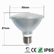 Carica l'immagine nel visualizzatore di Gallery, PAR30 LED Lampada 12W E27 Riflettore Spot Light Luce Impermeabile IP65 Lampadine 220V Bianco Caldo 3000K 120 Degrees (1-